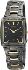 Seiko Men's SKP231 Dress Black Ion Watch