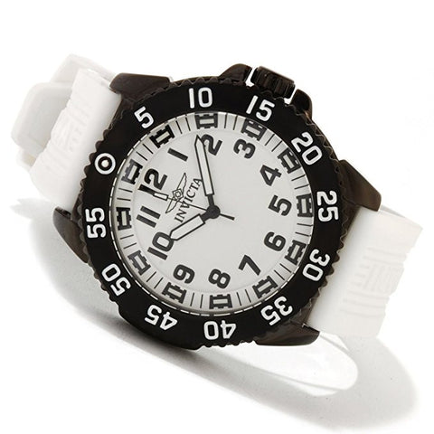 Invicta Men's 11405 Specialty Sport White Dial White Polyurethane Watch