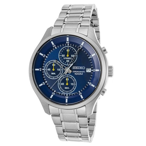 Seiko Men's SKS537 Chronograph Blue Dial Watch
