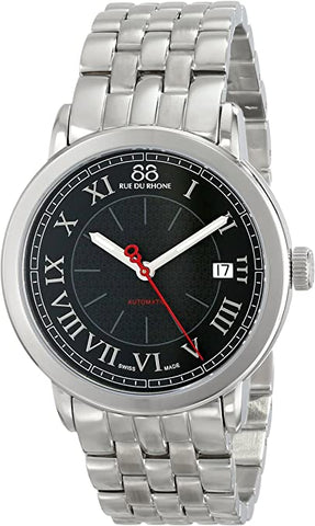 88 Rue du Rhone Men's 87WA120034 Analog Display Swiss Automatic Black Watch