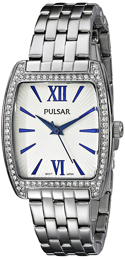 Pulsar Women's PH8095 Night Out Analog Display Japanese Quartz Silver Watch