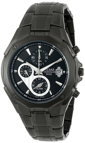 Pulsar Men's PF3961 Chronograph Black Dial Watch