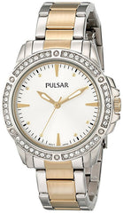 Pulsar Women's PH8093 Night Out Analog Display Japanese Quartz Silver Watch