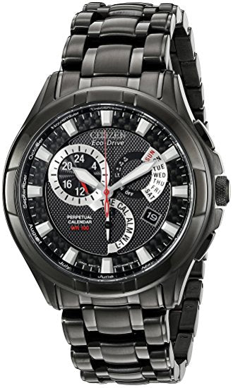 NEW Citizen Men's BL8097-52E Eco-Drive Calibre 8700 Black Ion-Plated Watch