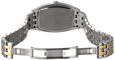 Bulova Women's 98L145 Classic Two-Tone Tonneau Watch