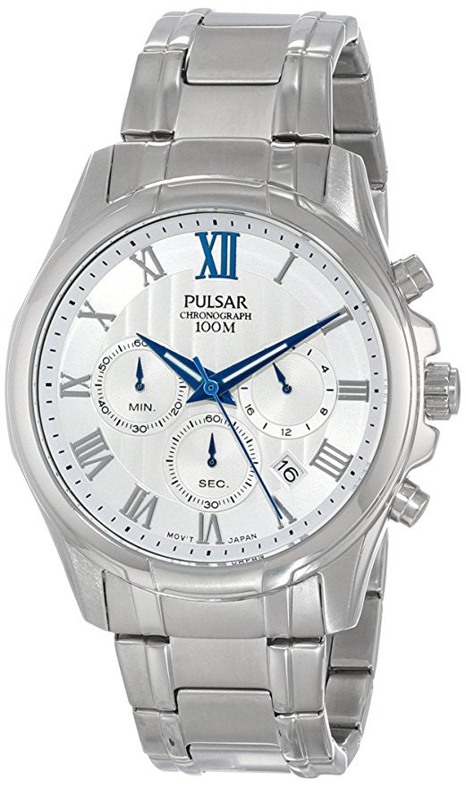 Pulsar Men's PT3399 Analog Display Japanese Quartz Silver Watch