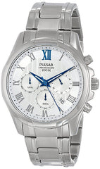 Pulsar Men's PT3399 Analog Display Japanese Quartz Silver Watch