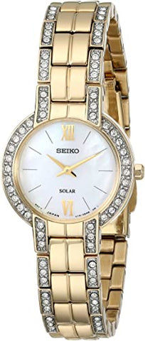 Seiko Women's SUP200 Japanese Quartz with Modern Crystals Watch