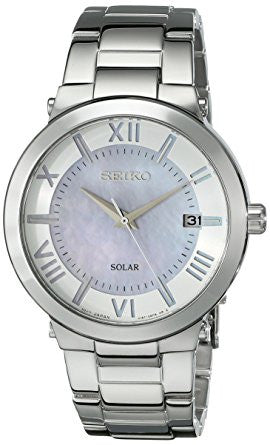 Seiko Women's SNE885 Stainless Steel Solar Power Watch