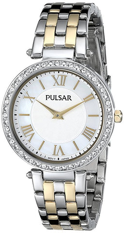Pulsar Women's PM2123 Analog Display Japanese Quartz Two Tone Watch