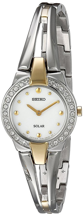 Seiko Women's SUP206 Two Tone Quartz Stainless Steel Casual Watch