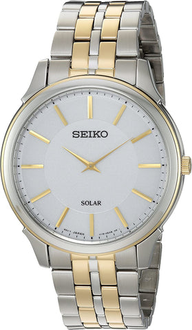 Seiko Men's Quartz Stainless Steel Casual Watch, Color:Two Tone- SUP864