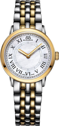 88 Rue du Rhone Women's 87WA120060 Analog Display Swiss Quartz Two Tone Watch