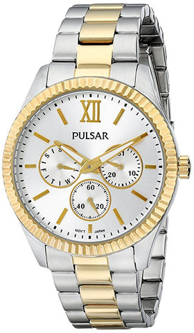 Pulsar Women's PP6142 Business Collection Analog Display Japanese Quartz Silver Watch