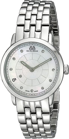 88 Rue du Rhone Women's 87WA120005 Mother-of-Pearl Watch with Diamonds