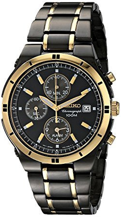 Seiko Men's SNAA30 Stainless Steel Two-Tone Watch