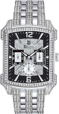 Bulova Men's 96C108 Crystal Striking Visual Design Watch