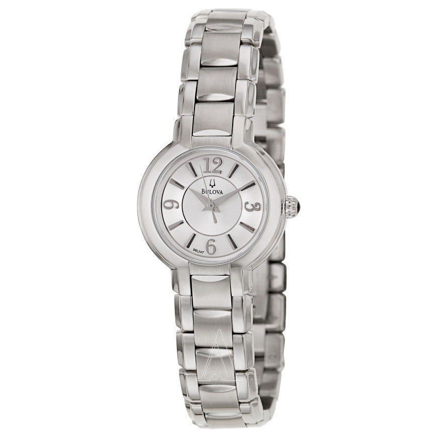 Bulova Women's 96L147 Dress Classic Round Stainless Steel Watch Bulova Women's 96L147 Dress Classic Round Stainless Steel Watch