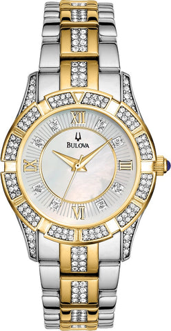 Bulova Women's 98L135 Crystal Bracelet Watch