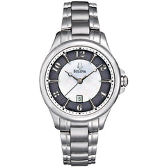 Bulova Women's 98M113 Winter Park Two Bone Bracelet Watch