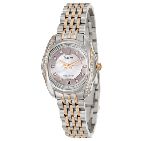 Bulova Women's 98R141 Precisionist Tanglewood Diamond Two-Tone Bracelet Watch