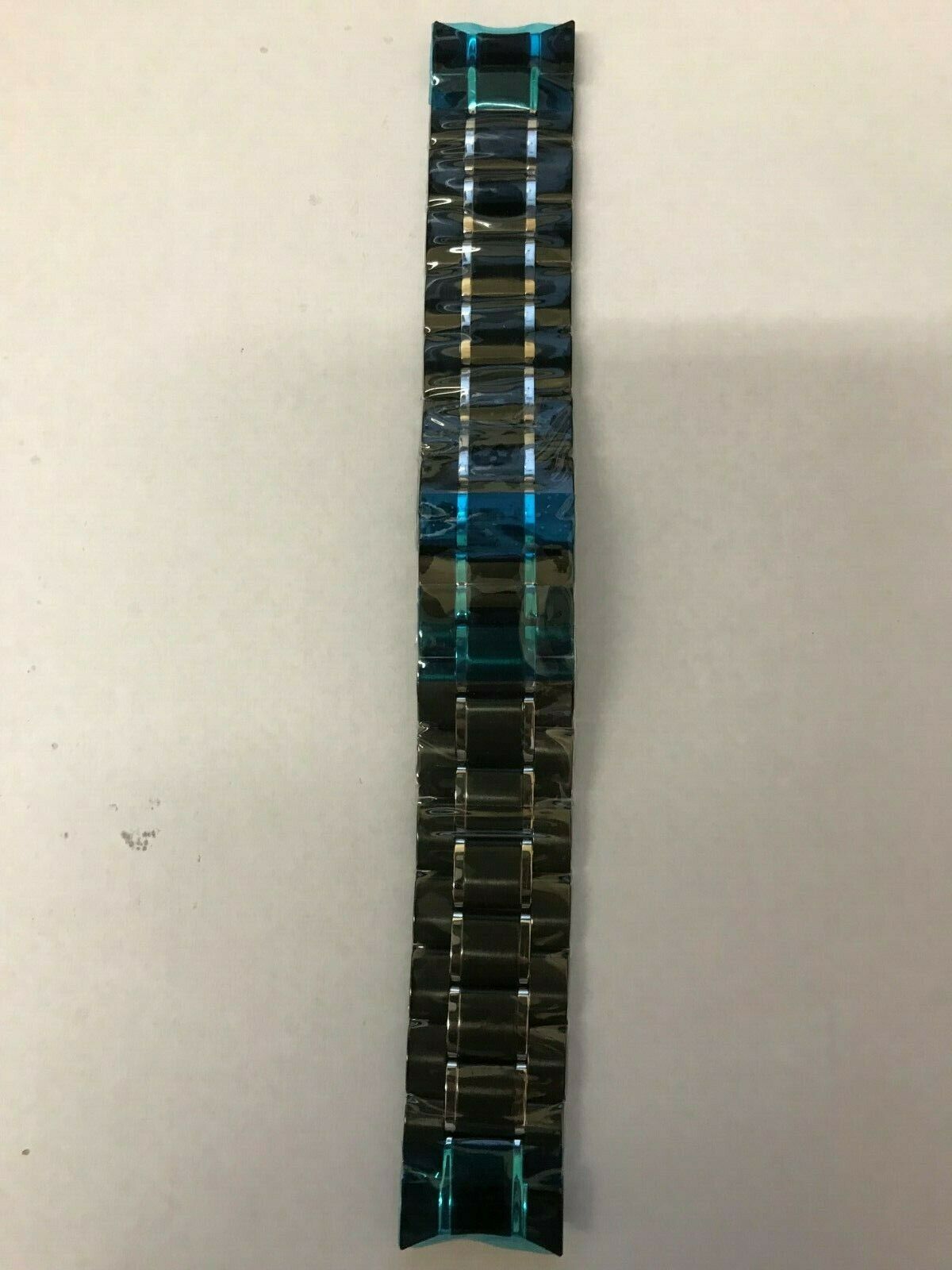 NEW Bulova 98D107 Black Two-Tone Watch PARTS Band Replacement Band