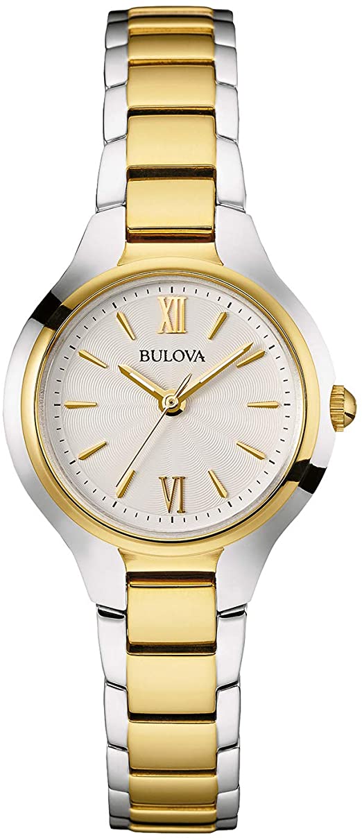 Women’s Bulova Gold and Silver Wristwatch Amazon.com: Bulova Ladies main image 3