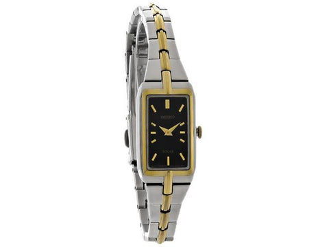 Seiko Women's SUP274 Analog Display Analog Quartz Two Tone Watch