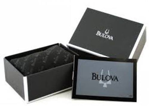 Bulova Men's 96E115 Diamond Multi-Function Black Dial Stainless Steel Watch