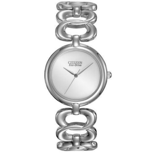 Citizen Women's EM0220-53A Eco-Drive Stainless Steel Bracelet Bangle Watch