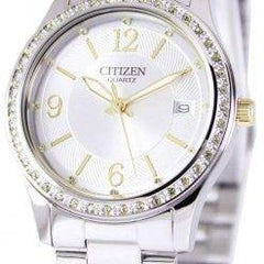 Citizen Women's EV0044-58A Two Tone Silver Swarovski Accented Quartz Watch