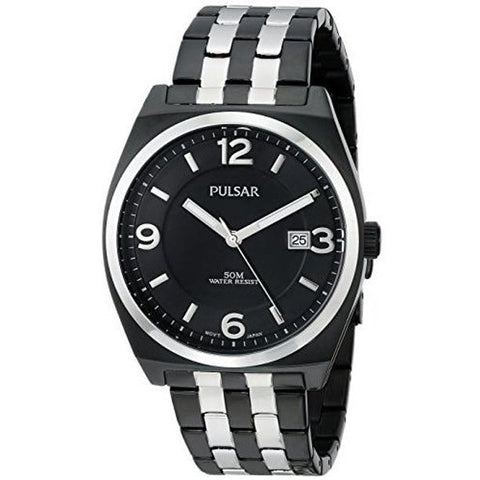 Pulsar Men's PS9281 Easy Style Collection Analog Display Japanese Quartz Black Watch