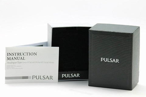 Pulsar Men's PT3626 Stainless Steel Watch with Brown Band