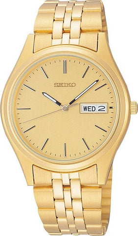 Seiko Men's SGF526 Gold Plated Quartz Watch
