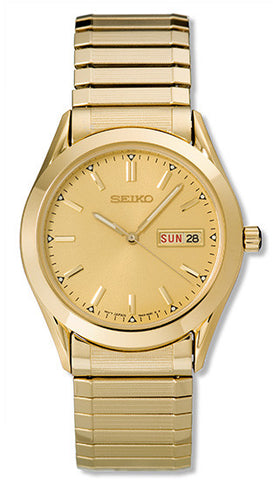 Seiko Men's SGFA02 Gold - Tone Stainless-Steel Quartz Watch