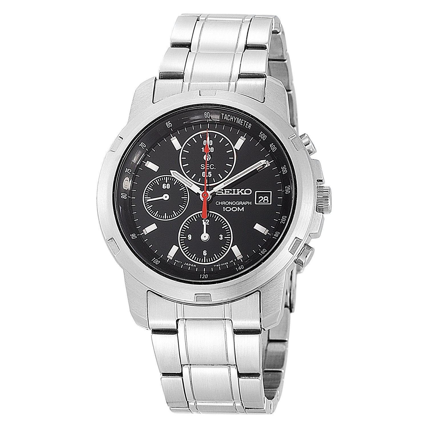 Seiko Chronograph Black Dial Men's Watch SNDB03
