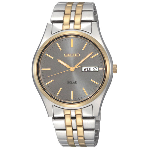 Seiko Men's SNE042 Stainless Steel Solar Watch