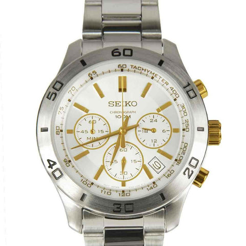 Seiko Men's SSB051 Quartz Stainless Steel watch