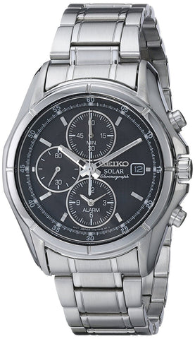 Seiko SSC001 Men's Alarm Chronograph Stainless Steel Dress Watch