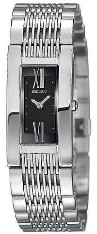 Seiko Women's SUJ343 Stainless Steel Black Dial Watch