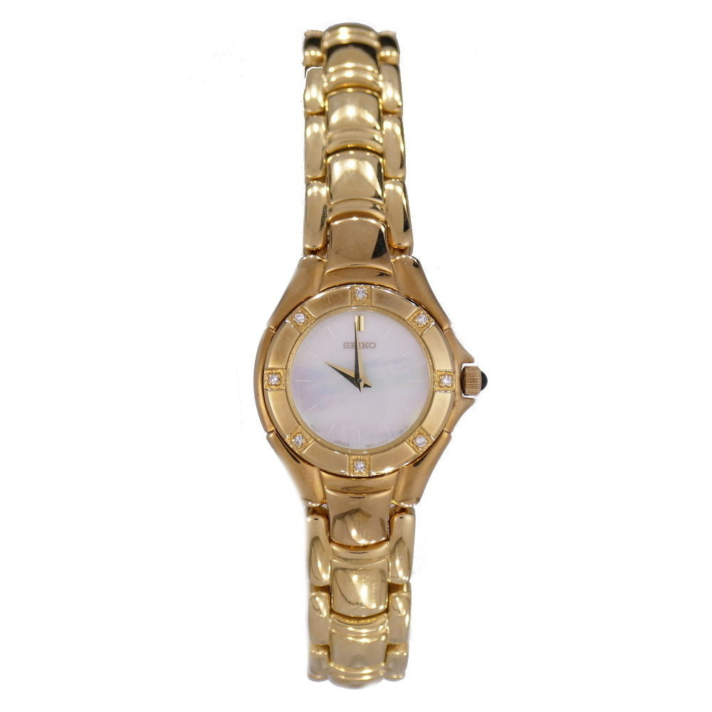 SUJ620 Seiko Gold-Tone Diamond Ladies Watch