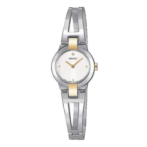 Seiko Women s SUJ704 Dress Two Tone Bangle Watch Exact Time Corp