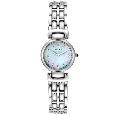 SUJ709 seiko ladies stainless steel blue mother of pearl dial watch