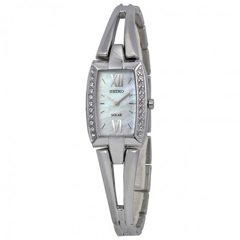 Seiko Women's SUP083 Crystal-Accented Stainless Steel Watch