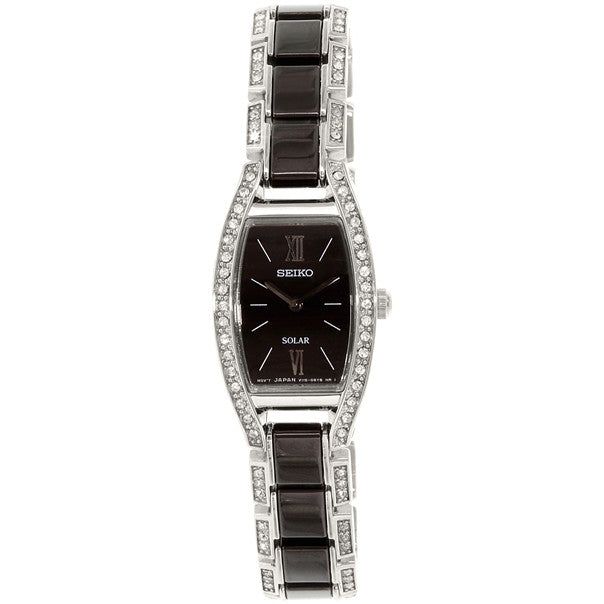 Seiko Women's SUP223 Analog Display Japanese Quartz Black Watch