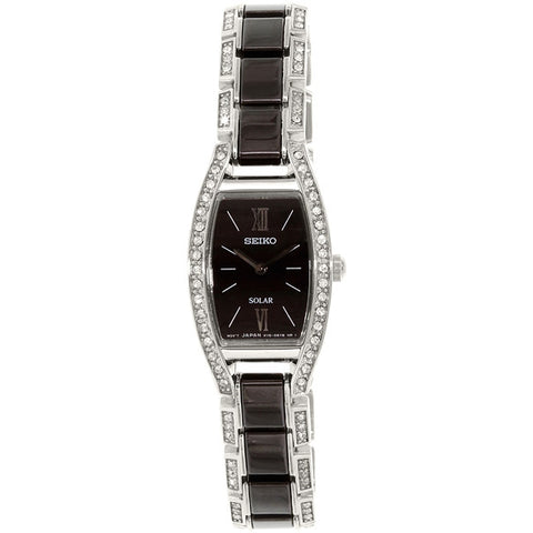 Seiko Women's SUP223 Analog Display Japanese Quartz Black Watch