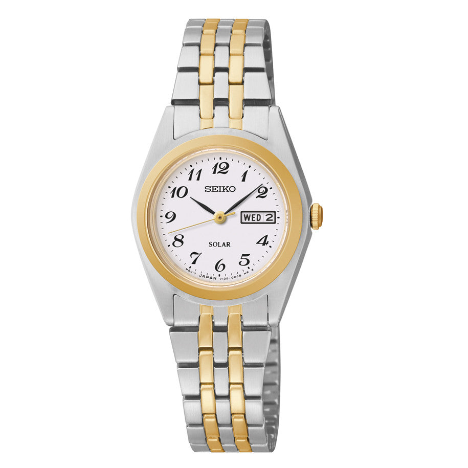 Seiko Women's SUT116 Stainless Steel Two-Tone Watch