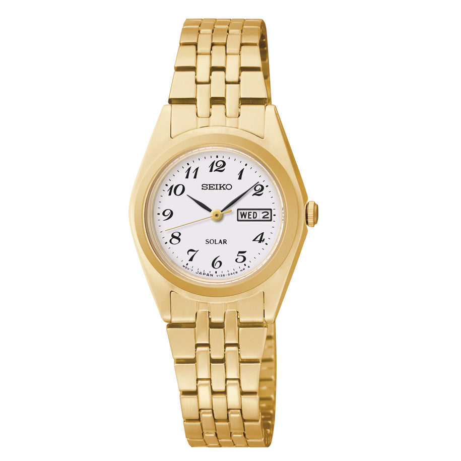 Seiko Women's SUT118 Gold-Tone Stainless Steel Watch