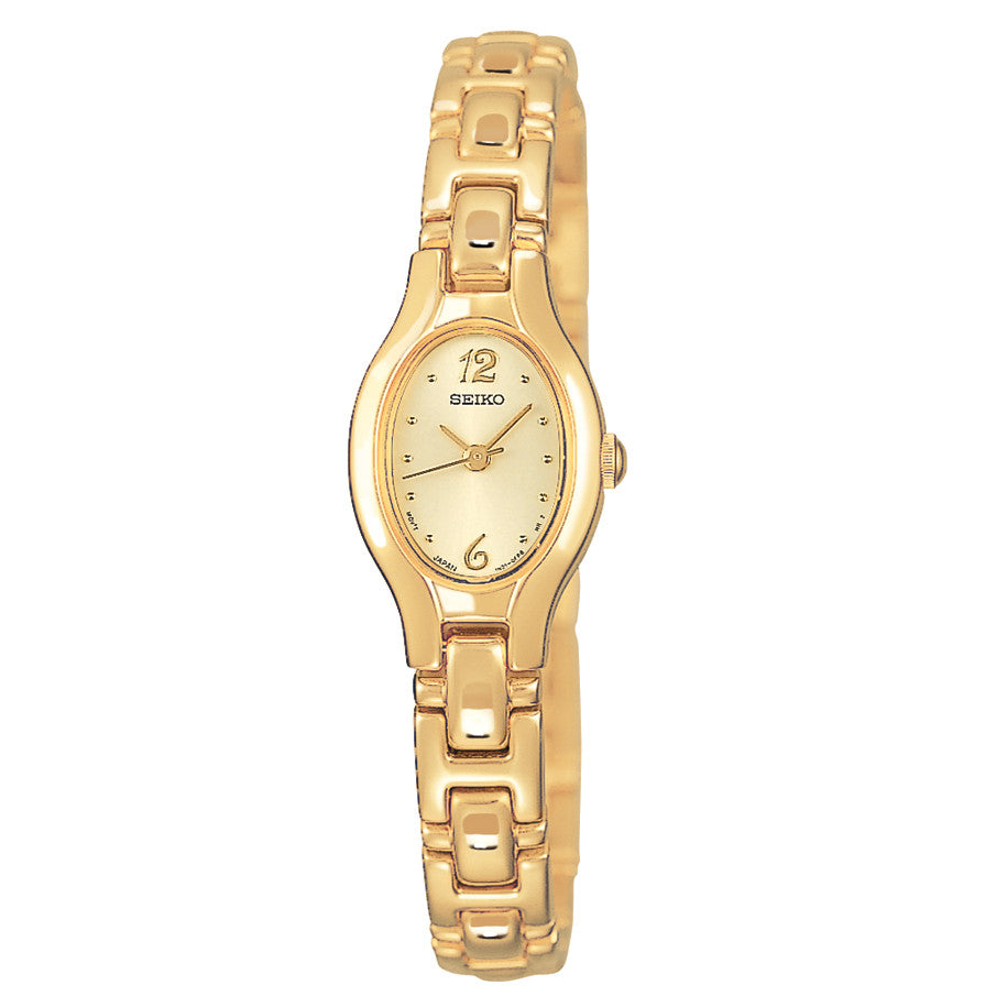 Seiko Women's SXGJ72 Dress Gold-Tone Watch