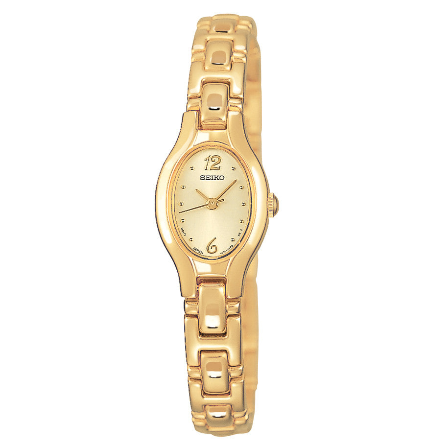 Seiko Women's SXGJ72 Dress Gold-Tone Watch